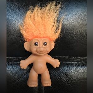 Vintage 6” Russ Troll Doll Orange Hair MLB Baseball Official Release No Uniform